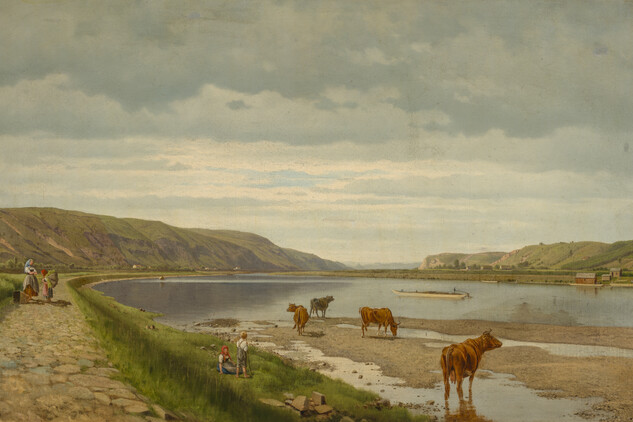 Bedřich Havránek – Na břehu vltavském (Vltava u Chuchle) | © Národní galerie v Praze